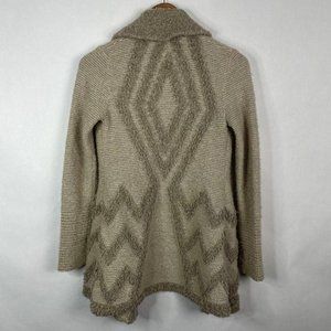 Angel Of?The North ?Anthropologie  Equinox Wool Chevron Knit Open